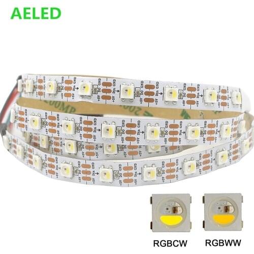 1m-5m Addressable SK6812 RGBW RGBWW led strip Waterproof IP30 IP65 IP67 30/60/144 leds/pixles/m 5V Similar WS2812B Pixel Strip