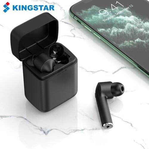 KINGSTAR TWS Bluetooth Earphones Wireless Earbuds Sports HD Call Headsets With Microphone Handsfree Headphone For Xiaomi Redmi
