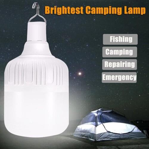USB Rechargeable Bulb Camping Lantern For Tent Camping Light Work Light Camping Lamp Led Rechargable Emergency Lamp For Miner