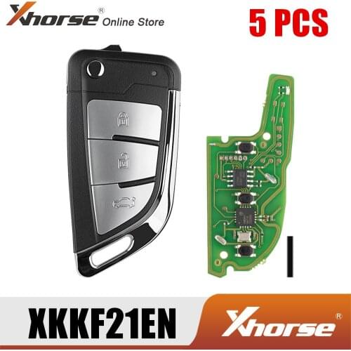 XHORSE XKKF21EN VVDI KNIFE 2 Style (Flip-3BTN) 5pcs/Lot