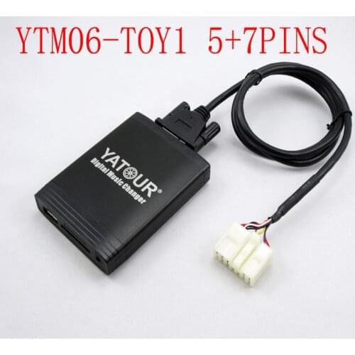 Yatour for Toyota Lexus1998-2004 Car Digital Music Changer USB MP3 AUX adapter IS 200/250 GS 300/430 GX 470 LX470 RX300 LS 430