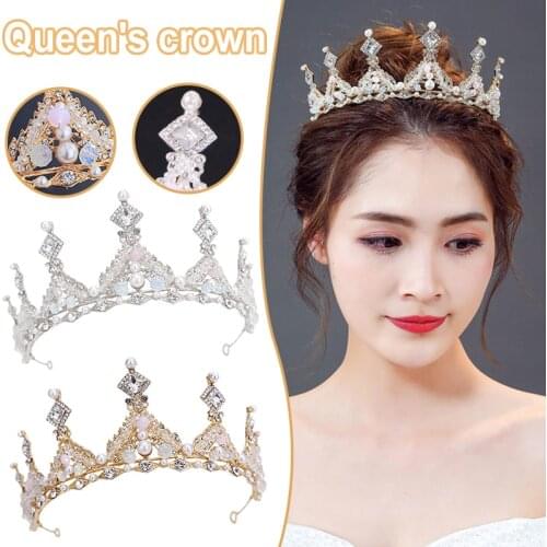 Jeweled Crowns Beautiful Headpiece Wedding Crown Wedding Tiaras Hair Accessories for Prom Birthday Costume Party LL@17