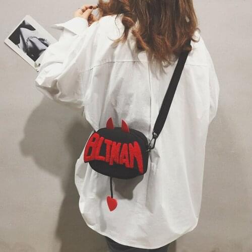 Women Letter Print Crossbody Bag Girls Little Shoulder Bag For Women 2021 Casual Small Bags Student Cute Purses Bags