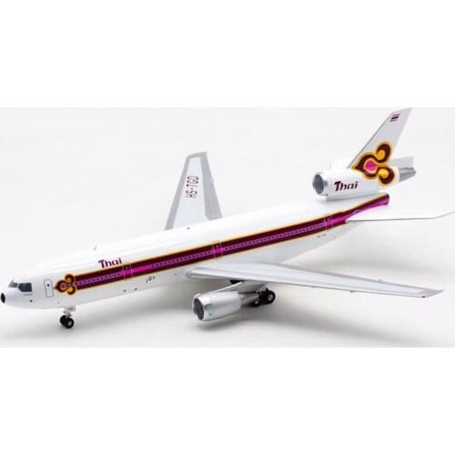 1:200 Scale Douglas DC-10-30 HS-TGD Thailand Thai Airlines Diecast Plane Model Alloy Aircraft Plane for Collection Display