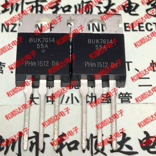 10pcs/lot BUK7614-55A New stock TO-220 55V 73A