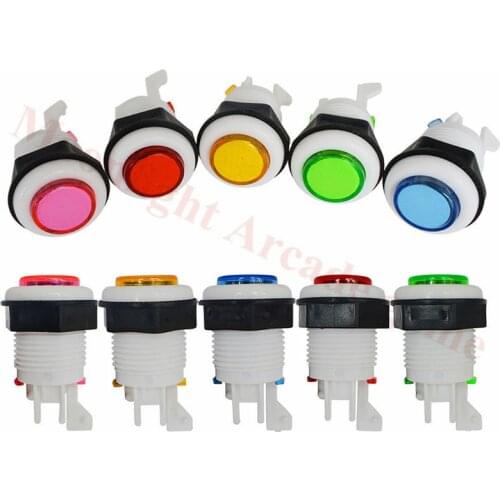 100Pcs Arcade Game machine A4 Push Button Switch 28mm P4 Arcade Push Button Durable Multicade MAME HAPP Style button