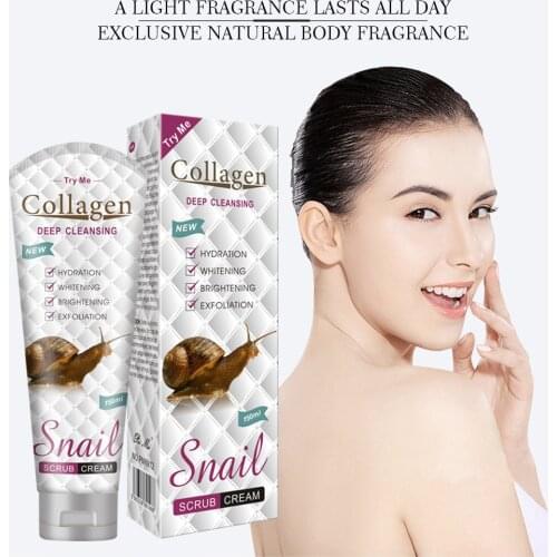 150ml Collagen Snail Scrub Skin Peeling and Dead Skin Scrub
