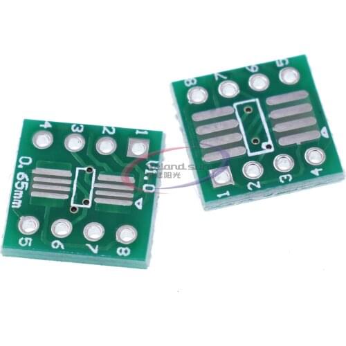 20pcs SOT23 SOP10 MSOP10 Umax SOP23 to DIP10 Pinboard SMD To DIP Adapter Plate 0.5mm/0.95mm to 2.54mm DIP Pin PCB Board Convert
