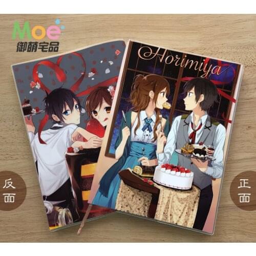 Anime Hori-san to Miyamura-kun Kyoko Hori Notebook Eye Protection Diary Notepad Memorandum English Book Blank Book Gifts
