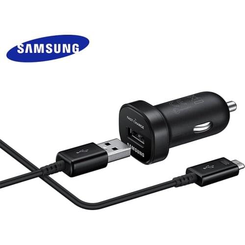 Samsung EP-LN930 Car Mini USB Adapter Fast Charge Car Charger Type C Cable For Galaxy S21 S20 S10 S9 S8 Plus A71 A51 Note 10 9 8