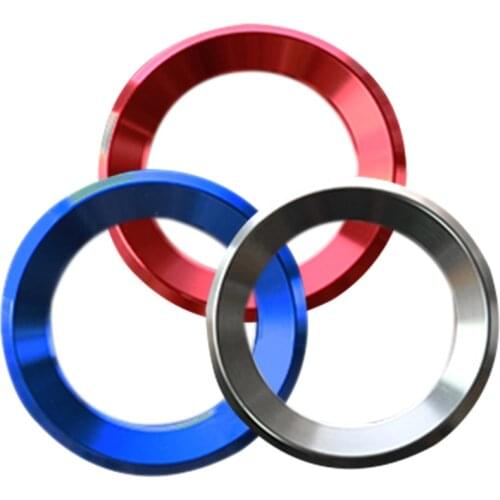 Ceyes Car Styling Steering Wheel Emblem Decorative Circle Ring Accessories Case For Volkswagen VW Golf 4 5 Polo Jetta Mk6 Covers