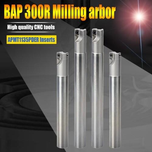 BAP 300R flat end milling cutter BAP 300RC10-10-120-1T/ 300RC20-20-120-2T/C25-25-150-3T milling arbor use APMT1135PDER inserts