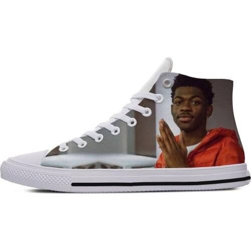 2019 Hot Cool Fashion High Quality Harajuku Funny Sneakers Handiness Casual Shoes 3D Printed For Men Women Hip Hop Lil Nas X