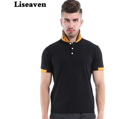 Мужские летние поло Liseaven China At AliExpress