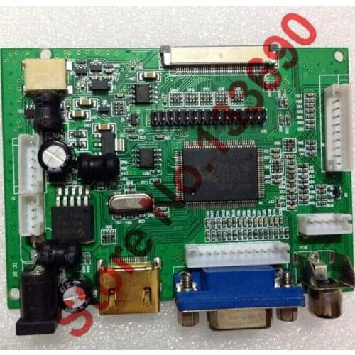 LCD controller board support HDMI+AV+VGA and support resolution up to 1920X1080(1080P) Free shipping