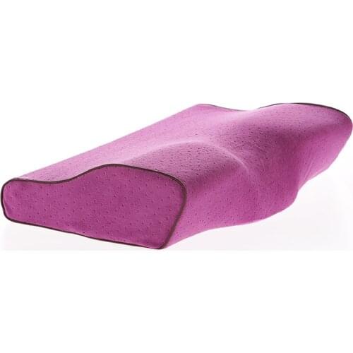 Soft Memory Foam Neck Pillow Slow Rebound Warm Slepping Butterfly Shaped Relaxing PillowsThe Cervical for Adult Health Care