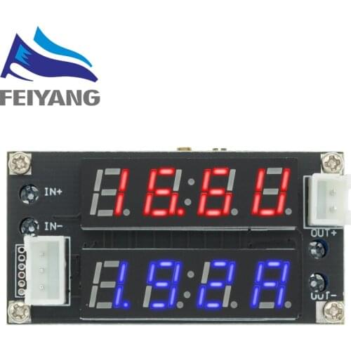 10pcs XL4015 5A Adjustable Power CC/CV Step-down Charge Module LED Driver Voltmeter Ammeter Constant current constant voltage
