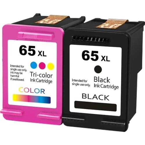 SanSeMei Compatible for HP 65XL Ink Cartridges Replacement for HP65 65XL for HP Envy 5010 5020 5030 5032 5034 5052 5055 Printer