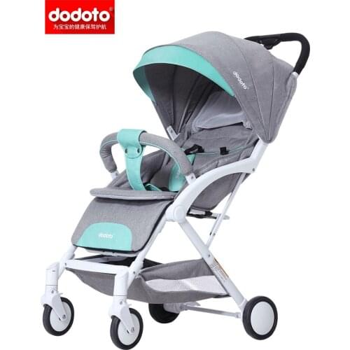 Ultra-light baby stroller foldable and portable newborn baby can sit and lie down quickly retract the car and get on the plan