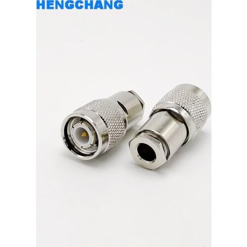 50-3 TNC RF coaxial connector for RG58 RG142 RG400 LMR195 cable TNC male connector 5pcs