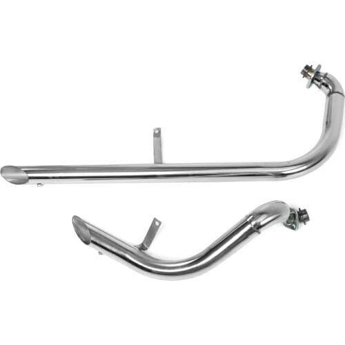 304 Stainless Steel Pipes Motorcycle Muffler Exhaust Pipe System+Silencers For Yamaha Virago / V Star XV 125 XV 250 1988-2013