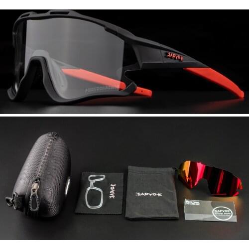 Top Photochromic Cycling Glasses Adjustable Road Bike Sunglasses Women Outdoor Goggle Sport Bicycle Eyewear Accessories 2 Lens