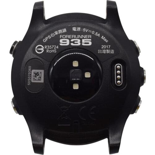 Back Case for Garmin Forerunner 935 Watch Genuine Watch Back Cover without / with Battery Housing Case Replacement Part