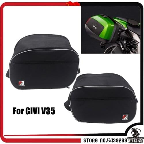 1 pair motorcycle bags Luggage bag inner bag For GIVI v35 Givi liner bag side inner bag