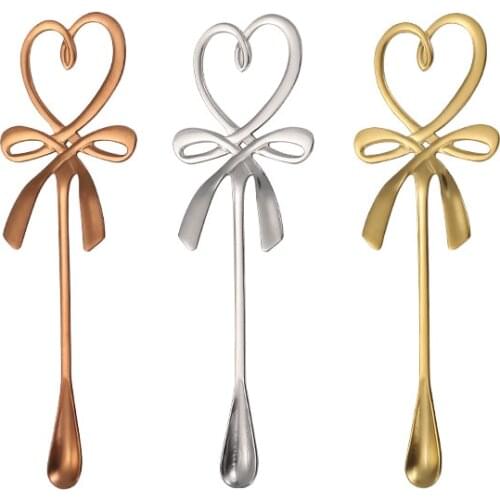 1pcs 14cm Long Stainless Steel Coffee Spoon Ice Cream Spoon, Cocktail Stirring Spoons