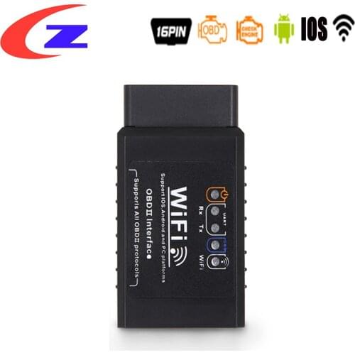 10PCS ELM 327 V1.5 wifi OBD2 wifi Scanner ODB2 ELM327 V1.5 WIFI For Android/iOS OBD 2 OBD2 elm327 Car Diagnostic Auto Tool