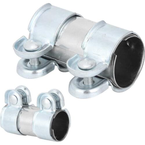 38 x 90mm Exhaust Pipe Clamp Connector Coupler 8Z0253141 Replacement Fit for Seat Ibiza Auto Parts