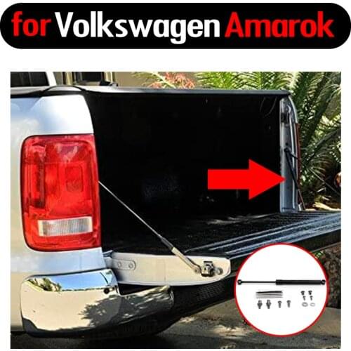 Shock Assist for Volkswagen Amarok 2013-2019 Pickup Accessories Stainless Rear Tailgate Slow Down Gas Struts Damper
