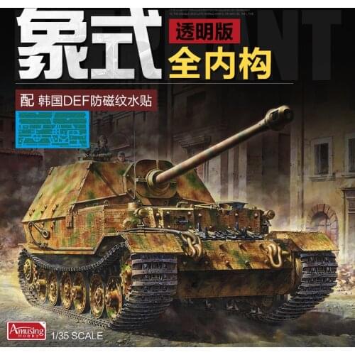 Amusing Hobby 35A033 1/35 German Sd.Kfz.184 Schwerer Jagdpanzer "Elefant" - Scale Model Kit