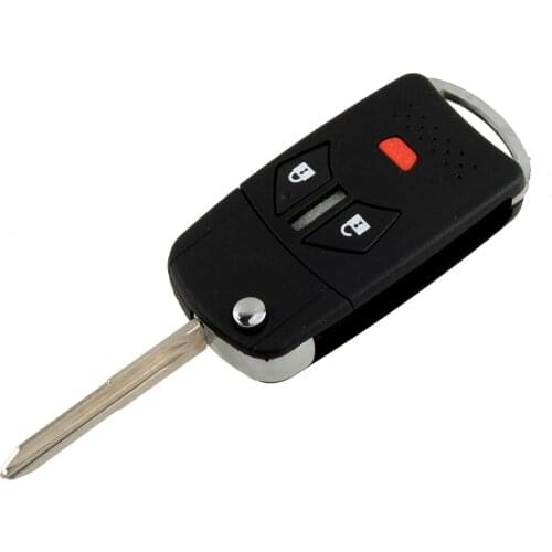 3 Buttons Car Remote Key Shell Fold Flip Case Replacement Fit for Mitsubishi Lancer Outlander Eclipse Mirage Galant Endeavor