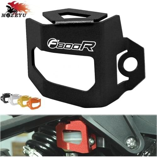 For BMW F800R F800 R 2013-2018 2014 2015 2016 2017 Motorcycle CNC Rear Brake Pump Fluid Reservoir Guard Protector Oil Cup Cover