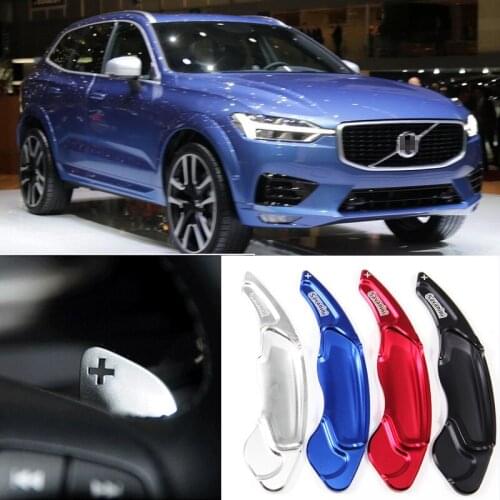 For Volvo XC60 2015-2017 2pcs Steering Wheel Aluminum Shift Paddle Shifter Extension Car-styling