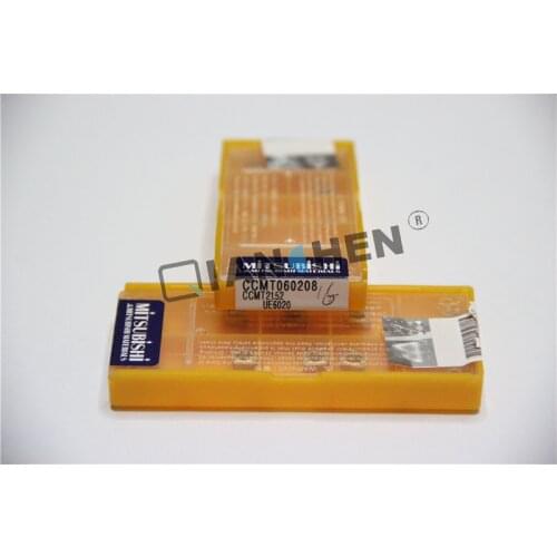 Mitsubishi 10pcs/lot CCMT060202 UE6020 CCMT060204 UE6020 CCMT060208 UE6020 CNC Inserts,face Mill Lathe Tools Cutter Hard Alloy