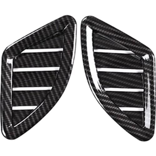 New for BMW X1 F48 2016-2019 X2 F47 2018 2019 ABS Plastic Chrome Dashboard AC Outlet Vent Cover Trim