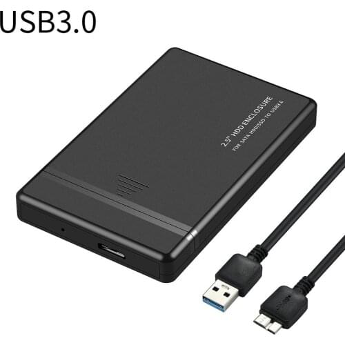 New USB 3.0 2.5inch SATA HDD Case SSD Enclosure External Mobile Hard Disk Drive Case Box
