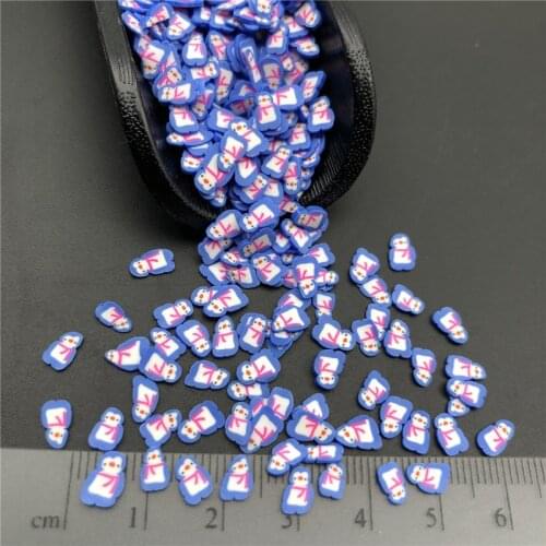 50g Penguin Polymer Clay Sprinkle For Kids Diy ,Soft Clay For Craft Clay/Nail Art /Scrapbook Decoration DIY, Craft Filler