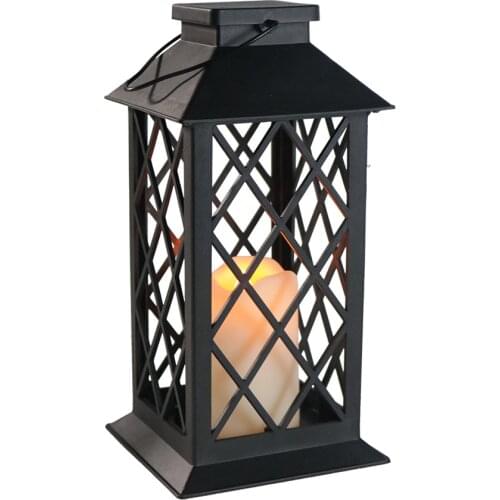 Oval Shape Battery Light Retro Courtyard Decoration Hollow Chinese Light Auspicious Lantern Metal Style Garden Wind Outdoor