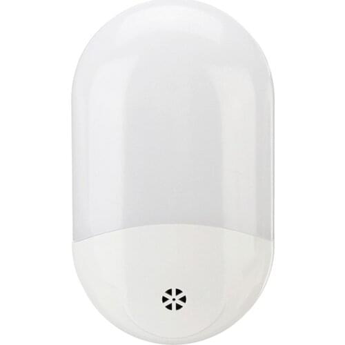 AC 100-240V LED PIR Motion Sensor Smart Night Light for Bathroom Home Lamp Lighting Bulb US UK EU Plug Warm White
