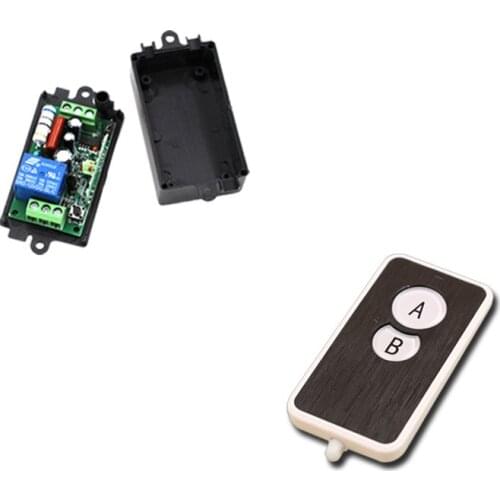 Universal Wireless Remote Control Switch AC 110V 220V 1CH relay Receiver Module and RF Transmitter Remote Controller 315/433Mhz