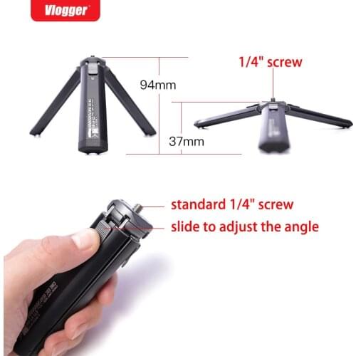 Vlogger VT03 Universal Tripod 1/4" screw for Gimbal DSLR Camera Holder stand Accessories