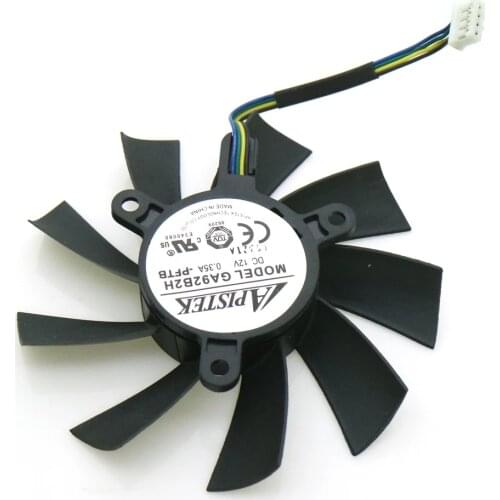 GA92B2U - PFTB 12V 0.35A 4Pin 87mm VGA Fan For Dataland DEVIL R9 390X Graphics Card Cooler Cooling Fan