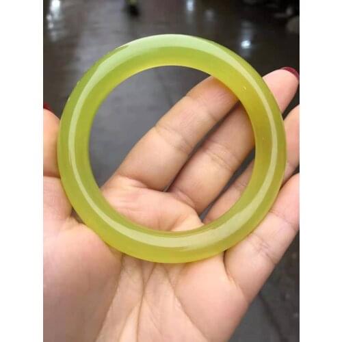 100% Natural Chalcedony Real jade handcarved bangle bracelets women bangle jade jewelry jadeite jade bangles bracelet for women