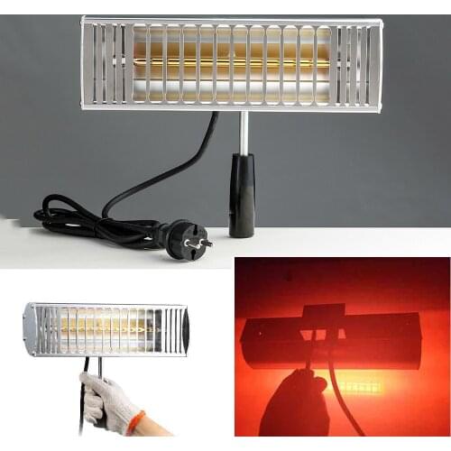 1000W Handheld Infrared Paint Lamp Infrared Auto Drying Portable Paint Curing Lamp Grilled Light Car Spray Paint Room