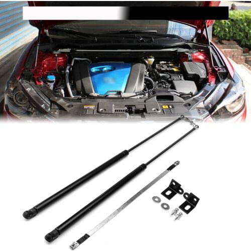 2pcs Front Engine Hood Bonnet Shock Lift Struts Bar Support Arm Gas Hydraulic For Mazda CX-5 CX5 KE 1th 2013-2016 Car Styling