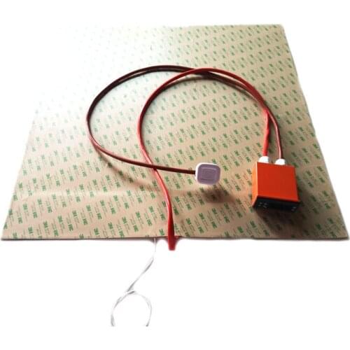 240V 1922W 620*620*1.5mm 3D Printer Heat Plate adhesive 1 side 100k thermistor digital thermostat on wire1500mm lead wire