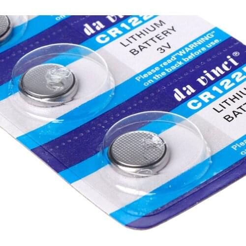 5PCS Lithium Battery CR1225 Electronic Coin Cell Button Batteries 3V LM1225 BR1225 KCR1225 CR 1225 Watch Car Key Toy Remote